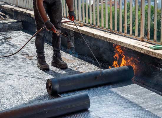 Isolation et étanchéité de toit terrasse